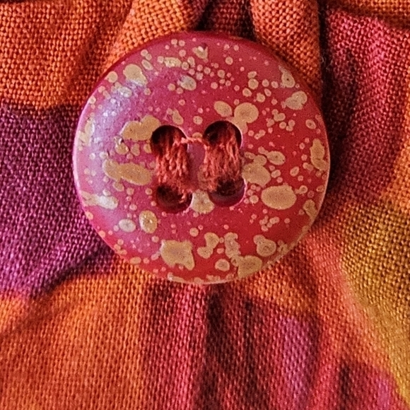 Jams World Fireflower Vintage Midi Side Slit Floral Dress Size Small - Picture 14 of 15